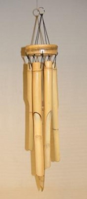 Najaarsbollen Windspinners Spinners met windorgel Bamboe windgong naturel  (NN17002050)